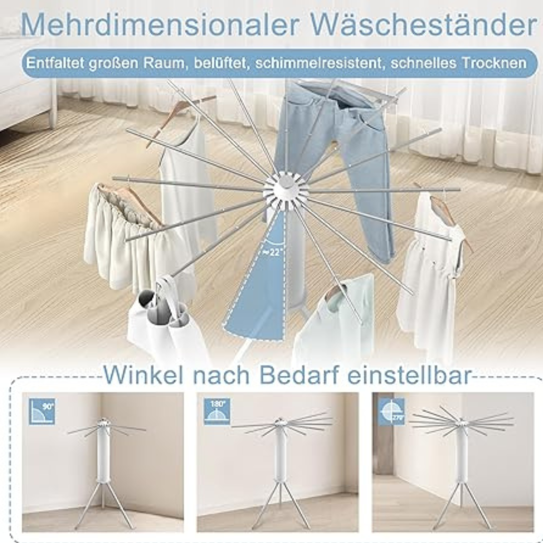 360° Rotating Clothes Drying Stand