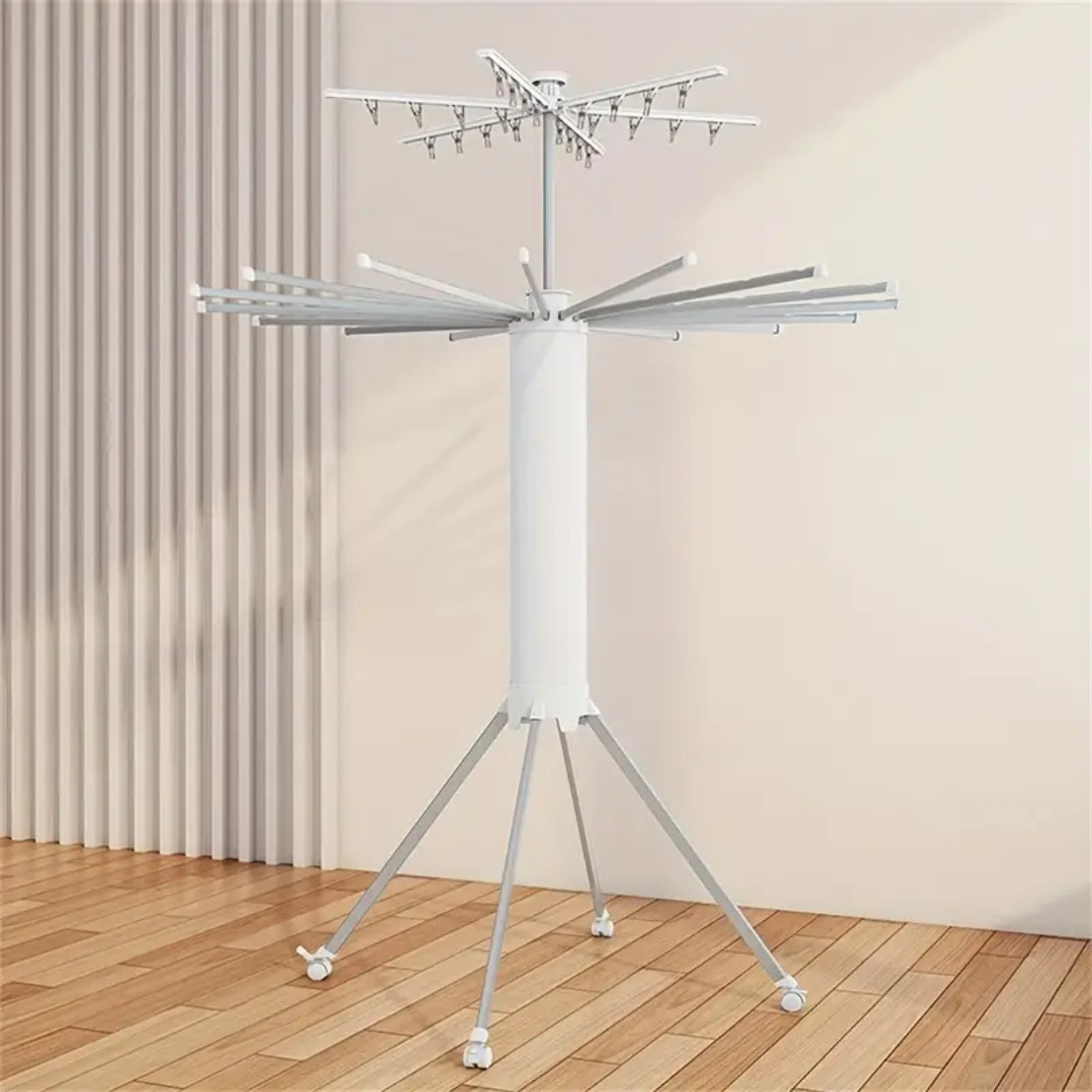 360° Rotating Clothes Drying Stand
