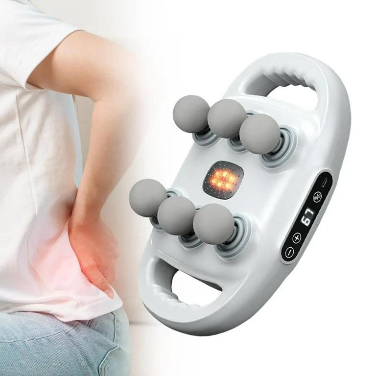 6-Head Fascia Muscle Massager Gun –  مسدس تدليك العضلات والأنسجة الضامة بستة رؤوس –