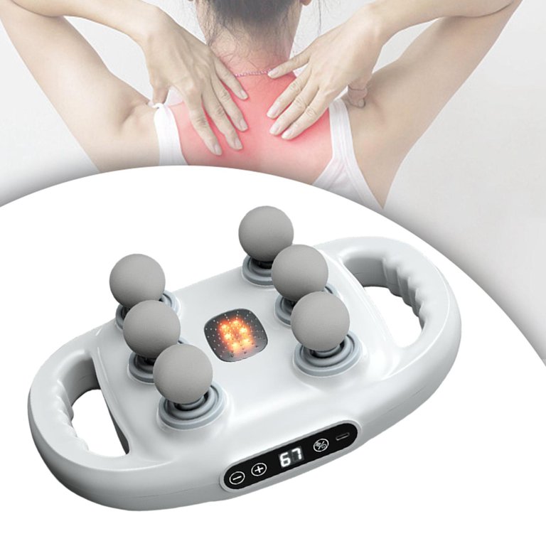 6-Head Fascia Muscle Massager Gun –  مسدس تدليك العضلات والأنسجة الضامة بستة رؤوس –